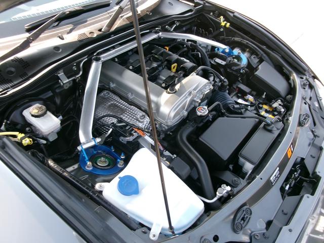 ロードスターＲＦ Ｓ　禁煙車　純正ナビ　フルセグ　Ｂｌｕｅｔｏｏｔｈ　バックカメラ　Ｐセンサー　ドラレコ　車線逸脱警報　シートヒーター　ＣＵＳＣＯタワーバー　ＴＥＩＮ車高調　電動開閉式ルーフ　ＬＥＤ　ＥＴＣ　純正１７ＡＷ（36枚目）