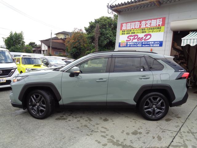 RAV4 ハイブリッドアドベンチャー ・当店買取・整備渡し・ワンオーナー・車庫保管・禁煙車・トヨタセーフティセンス・10.5インチディスプレイオーディオ・バックカメラ・フルセグTV・パワーゲート・2.0ETC・アダクティブクルコン(4枚目)
