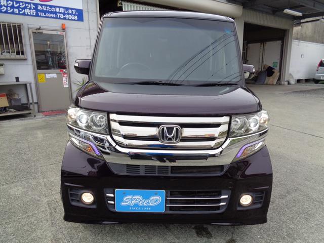 Ｎ－ＢＯＸカスタム Ｇ・Ｌパッケージ　・当店買取・整備渡し・ワンオーナー・両側スライドドア・片側パワースライドドア・社外８インチＳＤナビ・フルセグ・バックカメラ・Ｂｌｕｅｔｏｏｔｈ・ＨＩＤ・フォグ・オートライト・オートドアミラー（2枚目）