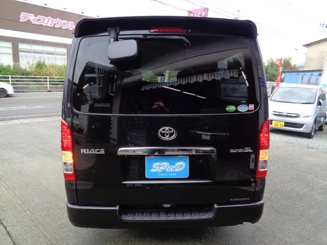 ハイエースバン ロングスーパーＧＬ　・当店買取・整備渡し・ワンオーナー・ローダウン公認・セーフティセンス（追突防止・車線逸脱警報）・モデリスタエアロ（フロント・リア）・純正メモリーナビ・バックカメラ・スライドドア小窓・ＬＥＤヘッドライト（5枚目）