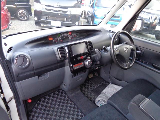 タント カスタムXリミテッド ・当店買取・車検整備付き・ミラクルオープンドア・片側パワスラ・社外メモリーナビ・ワンセグ・Bluetooth・ETC・HID・フォグ・革巻きステアリング・純正14インチアルミホイール・ウインカーミラー(10枚目)