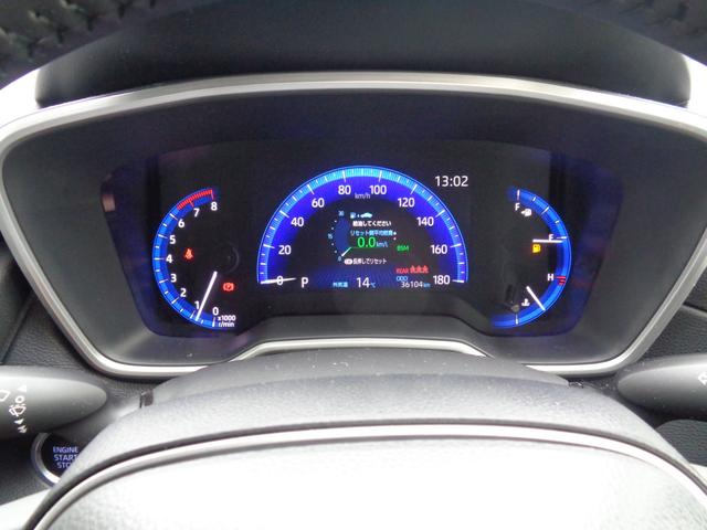 ���₷�����[�^�[�p�l���ŗl�X�ȏ���\�����܂��B�X�e�A�����O�̃X�C�b�`�ŕ\���ؑւ������Ȃ��܂��B