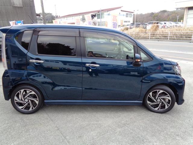 ムーヴ カスタム　ＲＳ　ハイパーリミテッドＳＡＩＩＩ　・当店買取・車検整備付き・ワンオーナー・ＳＡ３・ターボ・社外メモリーナビ・フルセグ・全周囲モニター・ハーフレザーシート・木目調パネル・ＬＥＤヘッドライト・ミラー型前後ドラレコ・後席５面フィルム（3枚目）