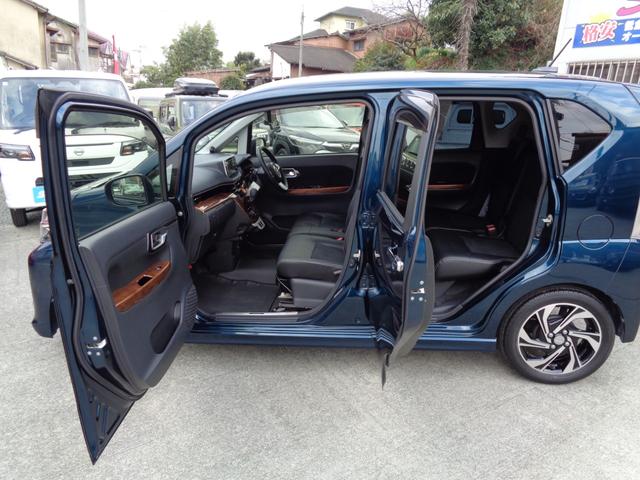 ムーヴ カスタム　ＲＳ　ハイパーリミテッドＳＡＩＩＩ　・当店買取・車検整備付き・ワンオーナー・ＳＡ３・ターボ・社外メモリーナビ・フルセグ・全周囲モニター・ハーフレザーシート・木目調パネル・ＬＥＤヘッドライト・ミラー型前後ドラレコ・後席５面フィルム（14枚目）