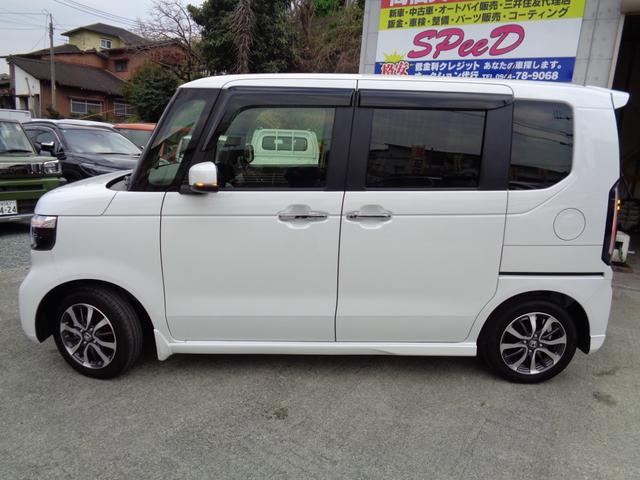 Ｎ－ＢＯＸカスタム ベースグレード　・当店自家用車登録車・９インチディスプレイメモリーナビ・マルチビューカメラ・左右パワスラ・３カメラドラレコ・ワンタッチスライドドア・フルセグ・アダクティブクルコン・ＬＥＤヘッドライト・プレミアムマット（4枚目）