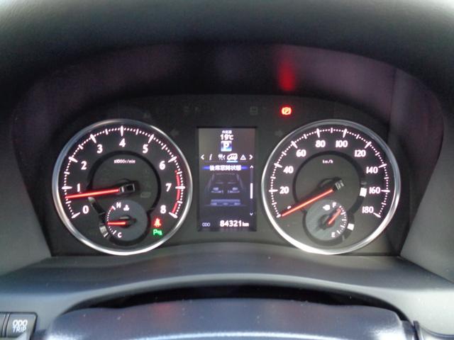 ���₷�����[�^�[�p�l���ŗl�X�ȏ���\�����܂��B�X�e�A�����O�̃X�C�b�`�ŕ\���ؑւ������Ȃ��܂��B