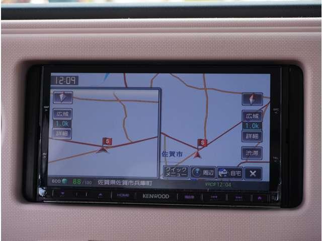 ミラココア ココアプラスＸ　ナビ／バックカメラ／地デジＴＶ／Ｂｌｕｅｔｏｏｔｈ／ア　ＴＶナビ　Ｆセグ　アイスト　ＡＵＸ接続　スマートキーシステム　助手席エアバック　イモビライザー　サイドエアバッグ　フロントベンチシート　全席ＰＷ（8枚目）