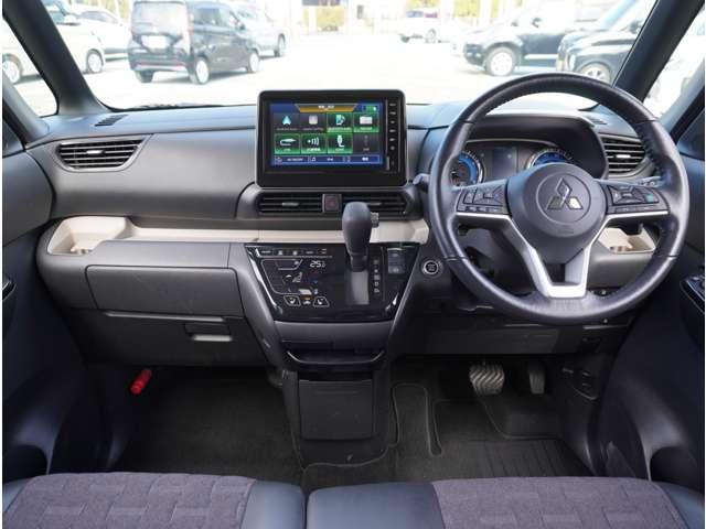 デリカミニ T プレミアム スマホ連携ディスプレイオーディオ フルセグTV LEDランプ クルコン キーレスエントリー ABS エアバッグ パワステ ベンチシート オートエアコン ターボ車 フロントカメラ バックカメラ テレビ(7枚目)