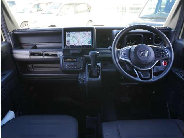 Ｎ－ＶＡＮ＋スタイル ファン・ターボ　８インチ純正ナビ　前後ドラレコ　地デジＴＶ　ナビＴＶ　ＥＴＣ付き　セキュリティアラーム　インテリキー　ＬＥＤヘッド　ＥＳＣ　アクティブクルーズコントロール　ＡＡＣ　Ｂモニ　両側スライドドア　ターボ車（7枚目）