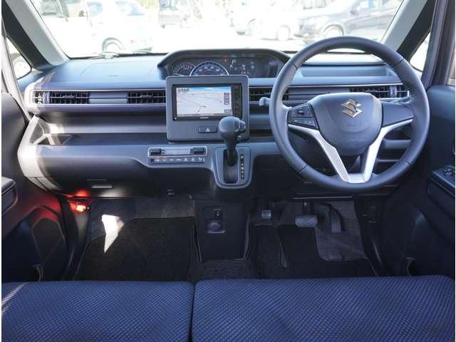 ワゴンR ハイブリッドFZ ナビ バックカメラ シートヒーター 地デ アイドルストップ リアカメラ シートヒー PS PW ナビテレビ 盗難防止 SRS 地デジ DVD LEDライト WエアB メモリーナビ スマートキー アルミ(6枚目)