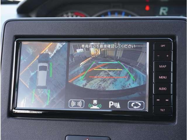 ワゴンＲ ハイブリッドＦＺ　ナビ　全周囲カメラ　ＥＴＣ　シートヒーター　盗難防止　衝突被害軽減装置　ＴＶ＆ナビ　パーキングセンサー　ＥＴＣ車載器　ＡＷ　キーレス　ＡＢＳ　横滑り防止装置　地デジ　ＬＥＤヘッド　スマートキー（9枚目）