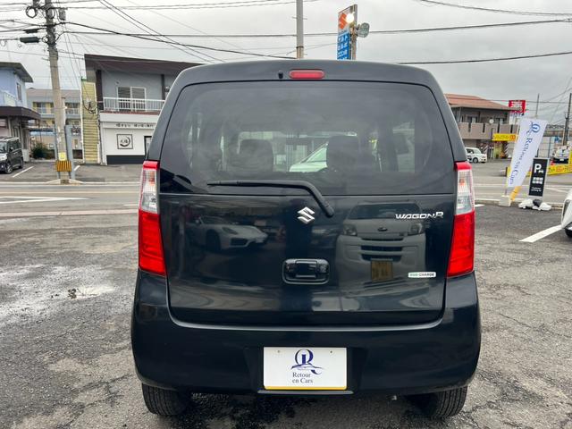 ワゴンR FX ボンネット ルーフ再塗装補修済み 評価書付 カロッツェリアナビ CD/DVD フルセグ シートヒーター スペアキー 禁煙車 後部座席フルフラット ETC(12枚目)