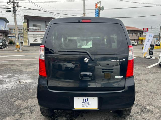 ワゴンR FX ボンネット ルーフ再塗装補修済み 評価書付 カロッツェリアナビ CD/DVD フルセグ シートヒーター スペアキー 禁煙車 後部座席フルフラット ETC(13枚目)