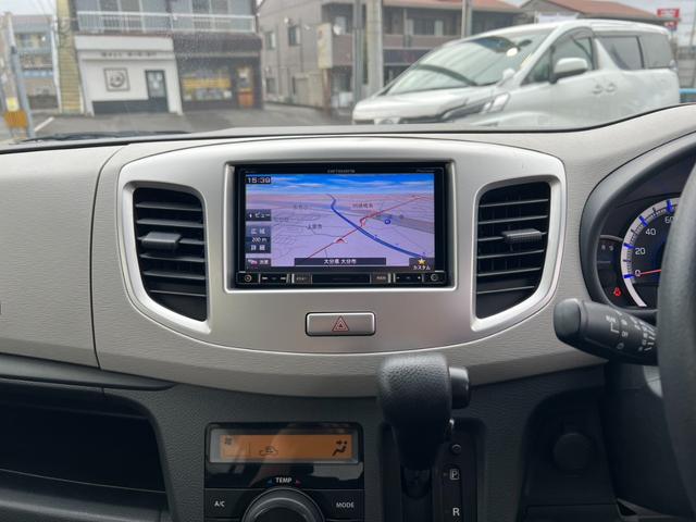 ワゴンR FX ボンネット ルーフ再塗装補修済み 評価書付 カロッツェリアナビ CD/DVD フルセグ シートヒーター スペアキー 禁煙車 後部座席フルフラット ETC(25枚目)