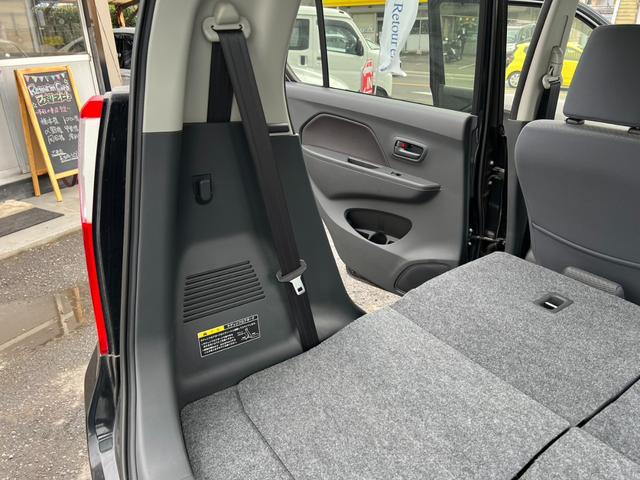 ワゴンR FX ボンネット ルーフ再塗装補修済み 評価書付 カロッツェリアナビ CD/DVD フルセグ シートヒーター スペアキー 禁煙車 後部座席フルフラット ETC(44枚目)