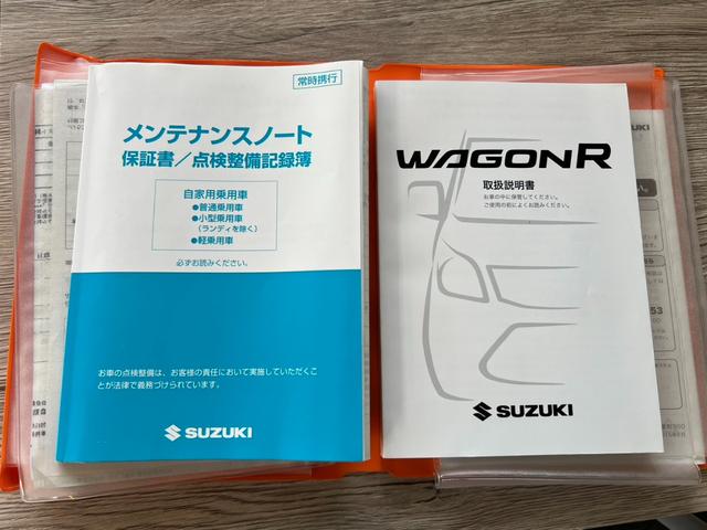 ワゴンR FX ボンネット ルーフ再塗装補修済み 評価書付 カロッツェリアナビ CD/DVD フルセグ シートヒーター スペアキー 禁煙車 後部座席フルフラット ETC(50枚目)