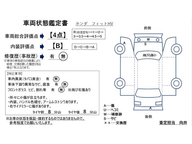 フィットハイブリッド Ｌパッケージ　評価書付　純正ナビ　地デジ　ＣＤ／ＤＶＤ　Ｂｌｕｅｔｏｏｔｈ　バックカメラ　ＥＴＣ　ハーフレザー　クルコン　３６０°ドラレコ　スマートキー　オートライト（2枚目）