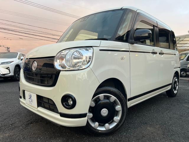 ムーヴキャンバス Ｘブラックアクセントリミテッド　ＳＡＩＩＩ　評価書付　カーナビ　フルセグ　全方位カメラ　ＣＤ／ＤＶＤ　Ｂｌｕｅｔｏｏｔｈ　前後ドラレコ　両側パワースライドドア　ＥＴＣ　ブレーキサポート　アイドリングストップ　スマートキー×２　禁煙車（3枚目）