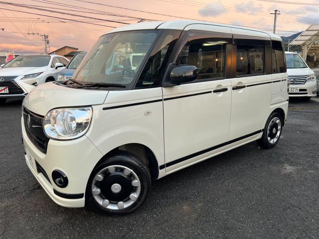 ムーヴキャンバス Ｘブラックアクセントリミテッド　ＳＡＩＩＩ　評価書付　カーナビ　フルセグ　全方位カメラ　ＣＤ／ＤＶＤ　Ｂｌｕｅｔｏｏｔｈ　前後ドラレコ　両側パワースライドドア　ＥＴＣ　ブレーキサポート　アイドリングストップ　スマートキー×２　禁煙車（4枚目）