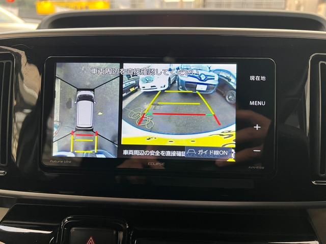 ムーヴキャンバス Ｘブラックアクセントリミテッド　ＳＡＩＩＩ　評価書付　カーナビ　フルセグ　全方位カメラ　ＣＤ／ＤＶＤ　Ｂｌｕｅｔｏｏｔｈ　前後ドラレコ　両側パワースライドドア　ＥＴＣ　ブレーキサポート　アイドリングストップ　スマートキー×２　禁煙車（34枚目）