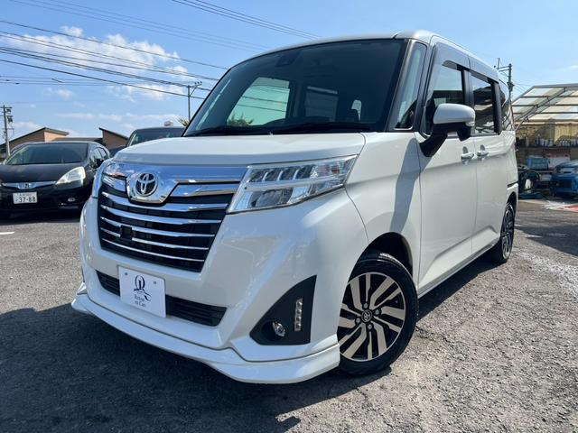 ルーミー カスタムＧ　Ｓ　鑑定書付　純正ナビ　Ｂカメラ　フルセグ　スマートアシスト　ＬＥＤライト　スマートキー　Ｂｌｕｅｔｏｏｔｈ　両側パワースライドドア　クルコン　ステアスイッチ　ＥＴＣ　アイドリングストップ　フルフラット（3枚目）