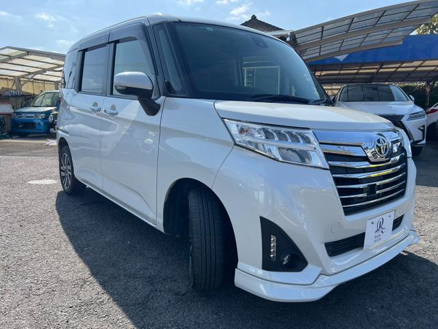 ルーミー カスタムＧ　Ｓ　鑑定書付　純正ナビ　Ｂカメラ　フルセグ　スマートアシスト　ＬＥＤライト　スマートキー　Ｂｌｕｅｔｏｏｔｈ　両側パワースライドドア　クルコン　ステアスイッチ　ＥＴＣ　アイドリングストップ　フルフラット（7枚目）