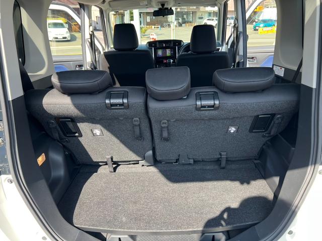 ルーミー カスタムＧ　Ｓ　鑑定書付　純正ナビ　Ｂカメラ　フルセグ　スマートアシスト　ＬＥＤライト　スマートキー　Ｂｌｕｅｔｏｏｔｈ　両側パワースライドドア　クルコン　ステアスイッチ　ＥＴＣ　アイドリングストップ　フルフラット（54枚目）