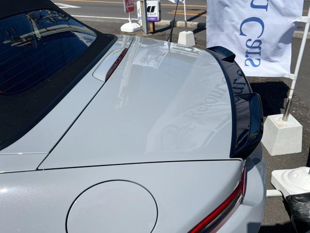 ロードスター マツダスピリットレーシングロードスター ワンオーナー 限定車 マツダスピリットFアンダースカート リアスポイラー サイドスカート Rアンダースカート 純正ナビ Bカメラ BT 6速MT 専用フロアマット 17インチ専用AW レッドキャリパー(25枚目)