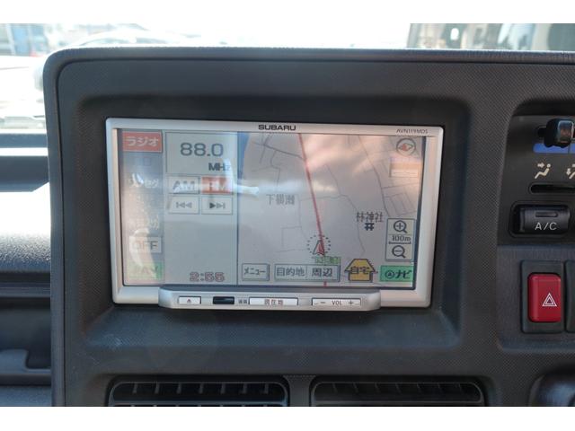 サンバートラック ＴＢ　軽トラック　ＡＴ　ナビ　ＴＶ　エアコン　運転席エアバッグ　記録簿　ＣＤ（4枚目）