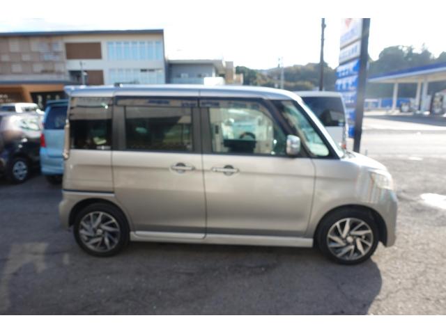 スペーシアカスタム ＴＳ　ＥＴＣ　バックカメラ　両側電動スライドドア　ナビ　ＴＶ　オートライト　ＨＩＤ　スマートキー　アイドリングストップ　電動格納ミラー　ベンチシート　ＣＶＴ　盗難防止システム　ＡＢＳ　アルミホイール（15枚目）