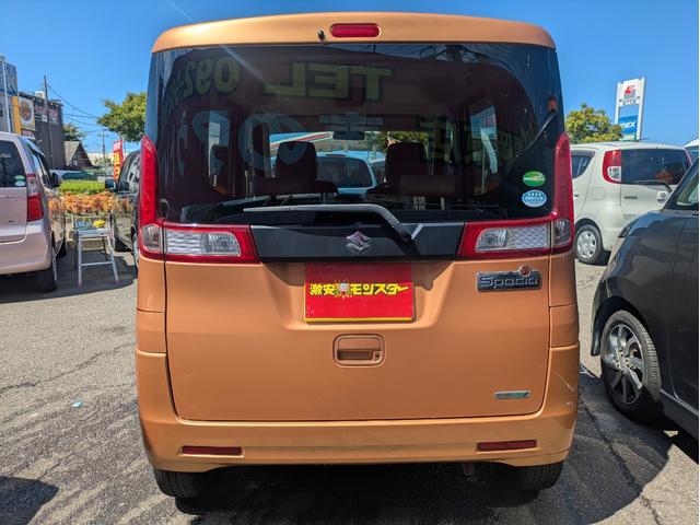 スペーシア Ｘ　ベンチシートフルフラット　イモビライザー　助手席エアバッグ　ＰＷ　運転席エアバック　ベンチＳ　ＡＵＴＯエアコン　衝突安全ボディ　パワーステアリング　ＡＢＳ　アイドリンクストップ　キーレスエントリ－（7枚目）