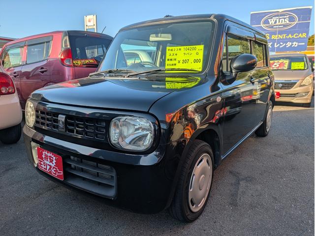 アルトラパン Ｇ　ＷＳＲＳ　パワーウィンドゥ　セキュリティアラーム　パワステ　ＡＢＳ　エアコン　運転席エアバッグ　衝突安全ボディ（5枚目）