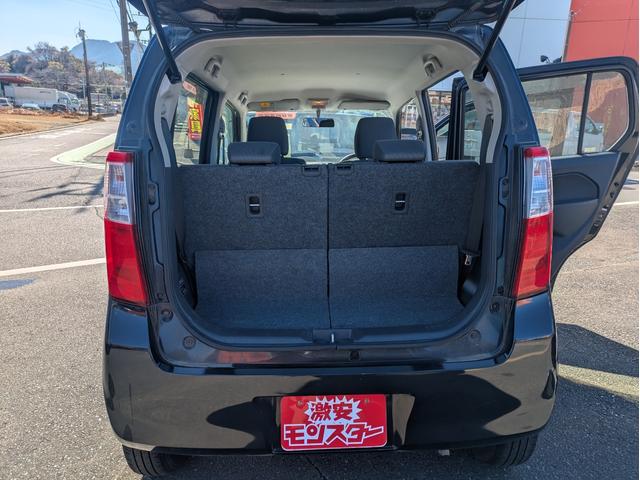 ワゴンＲ ＦＸ　Ｓヒータ　エネチャージ搭載　両席エアバック　盗難警報装置　ＡＣ　ベンチＳ　ＡＢＳ付き　フルフラット　運転席エアバック　パワーウインドー　パワステ　衝突安全ボディ　キーレス付（12枚目）