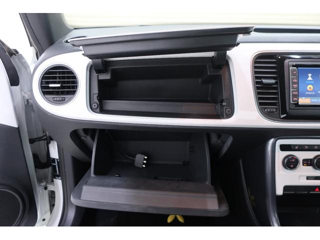 ザ・ビートル デザイン スマートキー プッシュスタート 黒革シート 純正ナビTV バックカメラ Bluetooth シートヒーター ETC HIDヘッドランプ USB接続ケーブル 記録簿 純正16インチアルミホイール(38枚目)