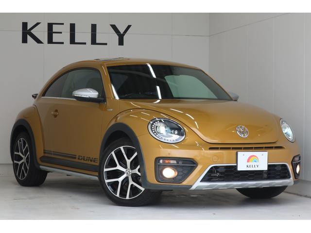 ザ・ビートル デューン　５００台限定特別仕様車　純正ナビＴＶ　バックカメラ　ＨＩＤヘッドランプ　スマートキー　禁煙車　記録簿　パークディスタンスコントロール　クルーズコントロール　リアスポイラー　１８インチ純正ホイール（9枚目）