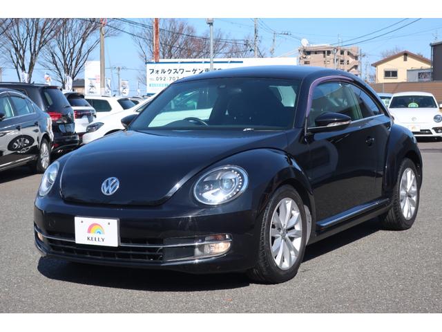 ザ・ビートル デザインレザーパッケージ　黒革シート　シートヒーター　社外ナビＴＶ　バックカメラ　ＥＴＣ　保証書　スペアキー　ＵＳＢ接続ケーブル　クルーズコントロール　パドルシフト　オートエアコン　１７インチ純正ホイール　ステアリングスイッチ（73枚目）