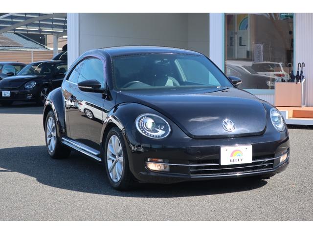 ザ・ビートル デザインレザーパッケージ　黒革シート　シートヒーター　社外ナビＴＶ　バックカメラ　ＥＴＣ　保証書　スペアキー　ＵＳＢ接続ケーブル　クルーズコントロール　パドルシフト　オートエアコン　１７インチ純正ホイール　ステアリングスイッチ（79枚目）