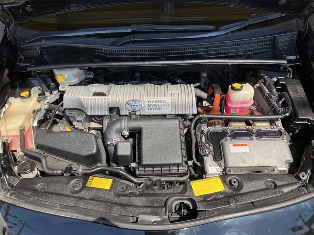 プリウス Ｓ　ＥＴＣ　バックカメラ　ナビ　ＴＶ　ローダウン　アルミホイール　オートライト　ＨＩＤ　ＣＶＴ　スマートキー　電動格納ミラー　盗難防止システム　ＣＤ　ＵＳＢ　ミュージックプレイヤー接続可（54枚目）