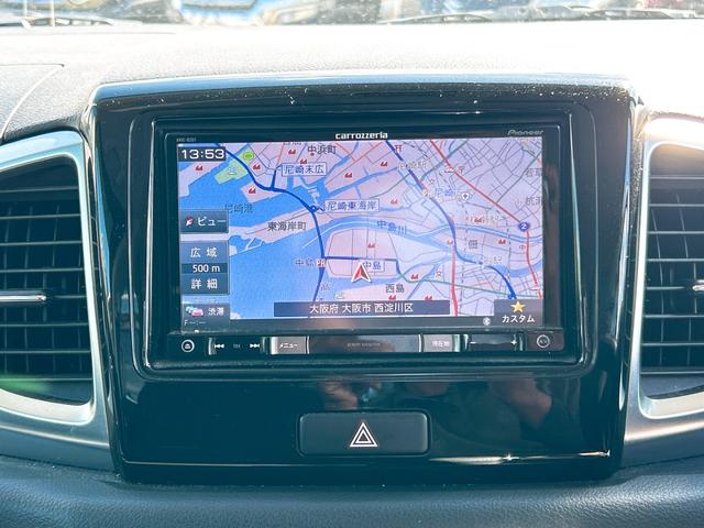 スペーシアカスタム ＸＳ　ＥＴＣ　両側スライド・片側電動　ナビ　ＴＶ　オートライト　ＨＩＤ　スマートキー　アイドリングストップ　電動格納ミラー　ベンチシート　ＣＶＴ　盗難防止システム　ＡＢＳ　ＣＤ　ＵＳＢ（6枚目）