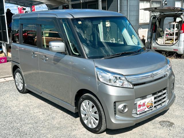 スペーシアカスタム ＸＳ　ＥＴＣ　両側スライド・片側電動　ナビ　ＴＶ　オートライト　ＨＩＤ　スマートキー　アイドリングストップ　電動格納ミラー　ベンチシート　ＣＶＴ　盗難防止システム　ＡＢＳ　ＣＤ　ＵＳＢ（14枚目）