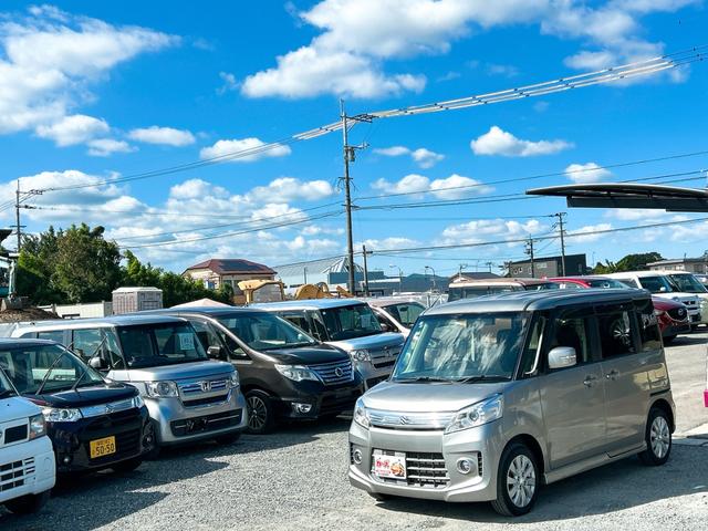 スペーシアカスタム ＸＳ　ＥＴＣ　両側スライド・片側電動　ナビ　ＴＶ　オートライト　ＨＩＤ　スマートキー　アイドリングストップ　電動格納ミラー　ベンチシート　ＣＶＴ　盗難防止システム　ＡＢＳ　ＣＤ　ＵＳＢ（28枚目）