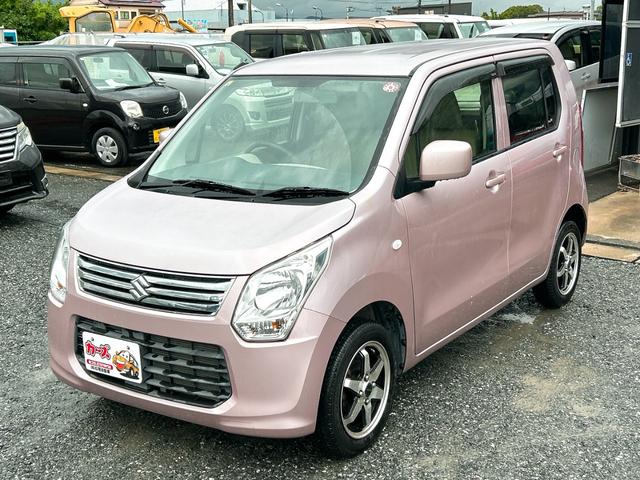 ワゴンＲ ＦＸ　キーレスエントリー　アイドリングストップ　電動格納ミラー　ベンチシート　ＣＶＴ　盗難防止システム　ＡＢＳ　ＣＤ　ミュージックプレイヤー接続可　アルミホイール　衝突安全ボディ　エアコン（12枚目）