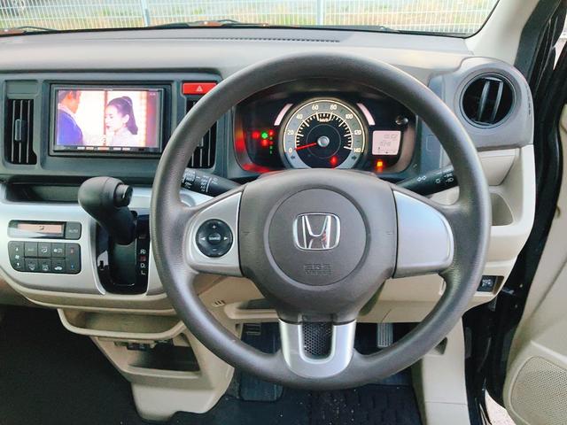 Ｎ－ＷＧＮ Ｇ　ＥＴＣ　バックカメラ　ナビ　ＴＶ　スマートキー　アイドリングストップ　電動格納ミラー　ベンチシート　ＣＶＴ　盗難防止システム　ＡＢＳ　ＥＳＣ　ＣＤ　ＵＳＢ　衝突安全ボディ　エアコン　パワーステアリング（3枚目）