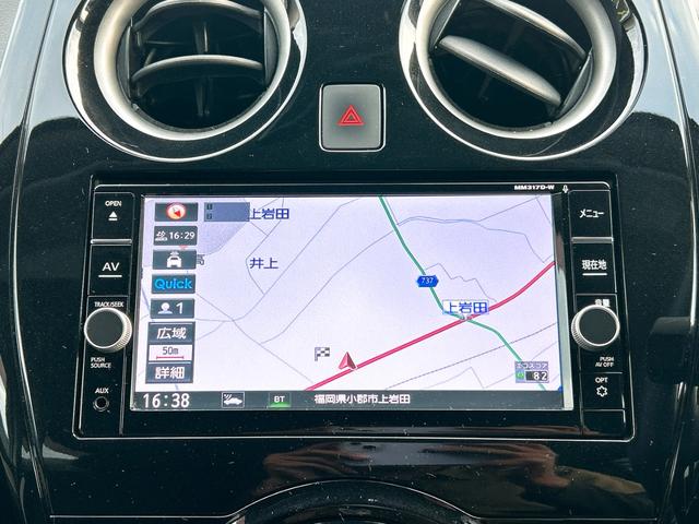 ノート e-パワー X 全周囲カメラ ナビ TV クリアランスソナー レーンアシスト 衝突被害軽減システム オートライト スマートキー 電動格納ミラー CVT 盗難防止システム 衝突安全ボディ ABS ESC CD(4枚目)