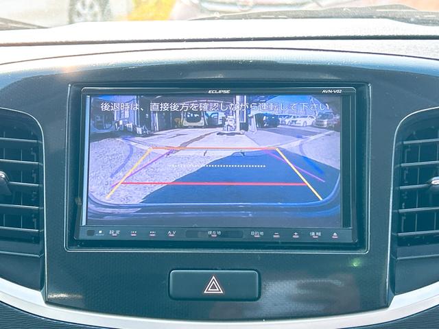 ワゴンＲスティングレー Ｘ　バックカメラ　ナビ　ＴＶ　クリアランスソナー　衝突被害軽減システム　オートライト　ＨＩＤ　スマートキー　アイドリングストップ　電動格納ミラー　シートヒーター　ベンチシート　ＣＶＴ　盗難防止システム（4枚目）