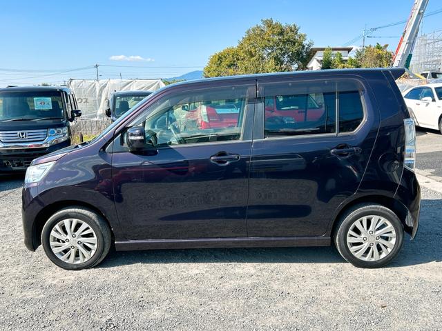 ワゴンＲスティングレー Ｘ　バックカメラ　ナビ　ＴＶ　クリアランスソナー　衝突被害軽減システム　オートライト　ＨＩＤ　スマートキー　アイドリングストップ　電動格納ミラー　シートヒーター　ベンチシート　ＣＶＴ　盗難防止システム（15枚目）