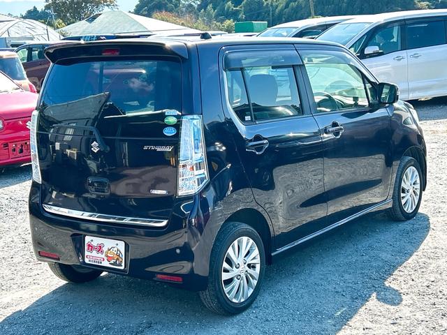 ワゴンＲスティングレー Ｘ　バックカメラ　ナビ　ＴＶ　クリアランスソナー　衝突被害軽減システム　オートライト　ＨＩＤ　スマートキー　アイドリングストップ　電動格納ミラー　シートヒーター　ベンチシート　ＣＶＴ　盗難防止システム（18枚目）