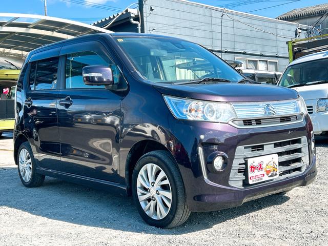 ワゴンＲスティングレー Ｘ　バックカメラ　ナビ　ＴＶ　クリアランスソナー　衝突被害軽減システム　オートライト　ＨＩＤ　スマートキー　アイドリングストップ　電動格納ミラー　シートヒーター　ベンチシート　ＣＶＴ　盗難防止システム（33枚目）