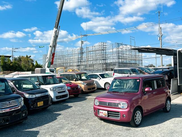 アルトラパン 10thアニバーサリーリミテッド オートライト スマートキー 電動格納ミラー シートヒーター ベンチシート CVT 盗難防止システム ABS CD アルミホイール 衝突安全ボディ エアコン パワーステアリング パワーウィンドウ(31枚目)