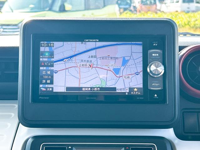 スペーシア ハイブリッドG ETC バックカメラ 電動スライドドア ナビ クリアランスソナー レーンアシスト 衝突被害軽減システム スマートキー アイドリングストップ CVT ESC CD Bluetooth アルミホイール(4枚目)